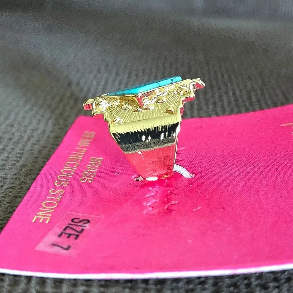 Persimmon Turquoise🩵 Statement Ring💍 - NWT